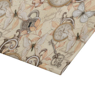 Tabla De Cortar Patrón victoriano vintage Shabby Chic Country