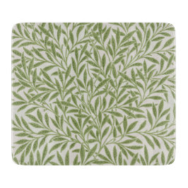 Tabla De Cortar Pattern of green leafy branches 