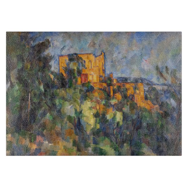 Tabla De Cortar Paul Cezanne - Castillo Negro (Anverso)