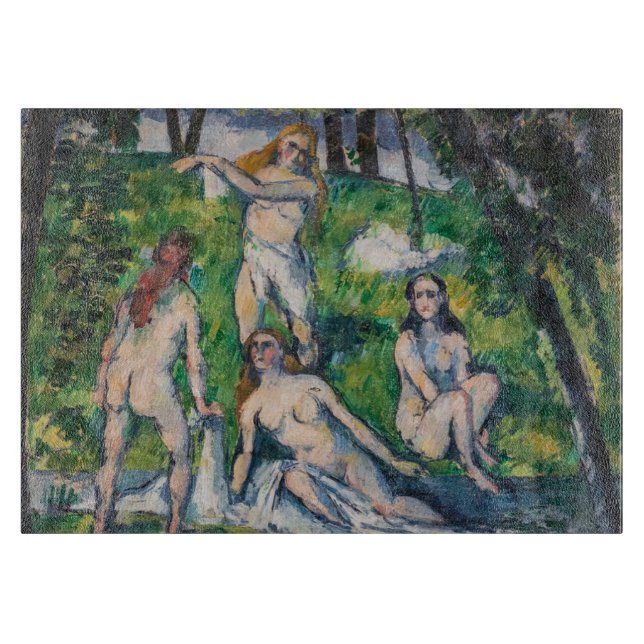 Tabla De Cortar Paul Cezanne - Cuatro Bathers (Anverso)