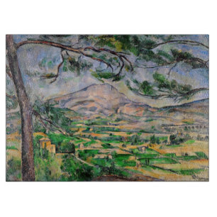 Tabla De Cortar Paul Cezanne - Mont Sainte-Victoire y Pino Grande