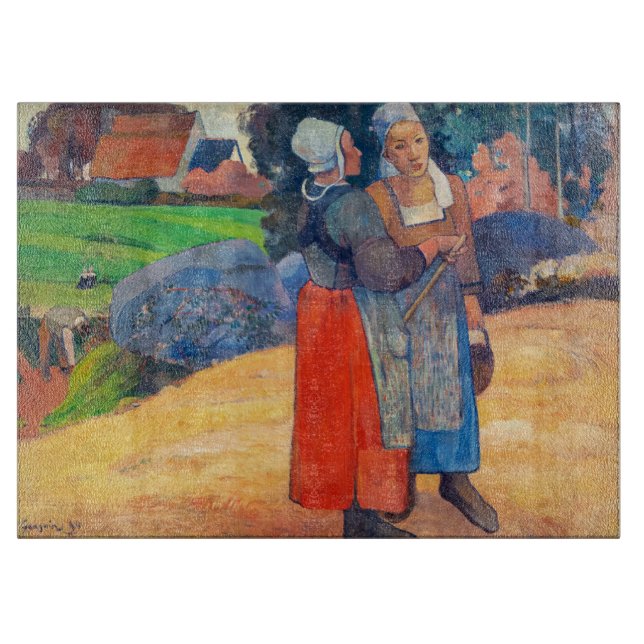 Tabla De Cortar Paul Gauguin - Paysannes Breton (Anverso)