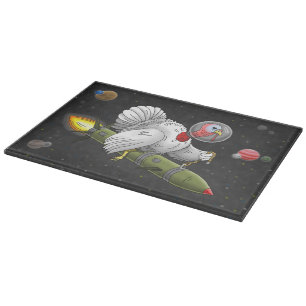 Tabla De Cortar Pavo de Cohete de Acción de Gracias