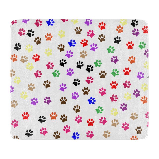 Tabla De Cortar Paws Decorativos Cutting Boaerd (Anverso)