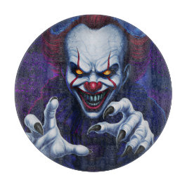 Tabla de cortar payaso aterrador