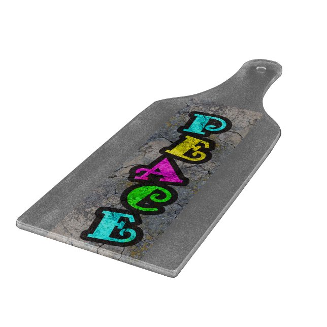 Tabla De Cortar Paz (Borde)