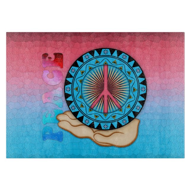 Tabla De Cortar Paz ~ Sol (Anverso)