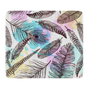 Tabla De Cortar Peacock Feather