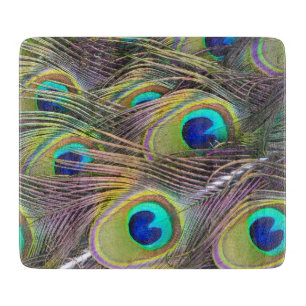 Tabla De Cortar Peacock Feathers