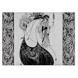 Tabla De Cortar Peacock Skirt Beardsley Art Nouveau