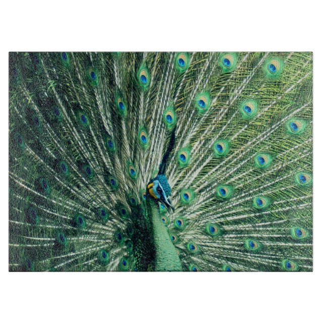 Tabla De Cortar Peacock Strut (Anverso)