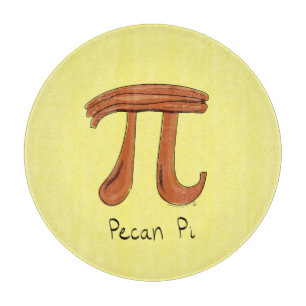 Tabla De Cortar Pecan Pi Cute Math Pi Day Pitting Board