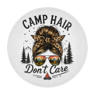 Tabla De Cortar Pelo de campamento no importa Moño desordenado Div