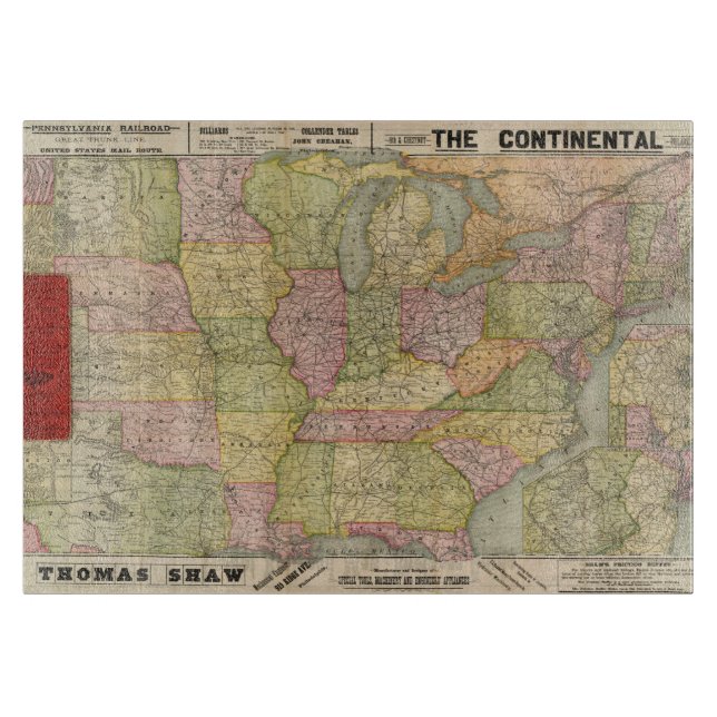 Tabla De Cortar Pennsylvania 6 (Anverso)