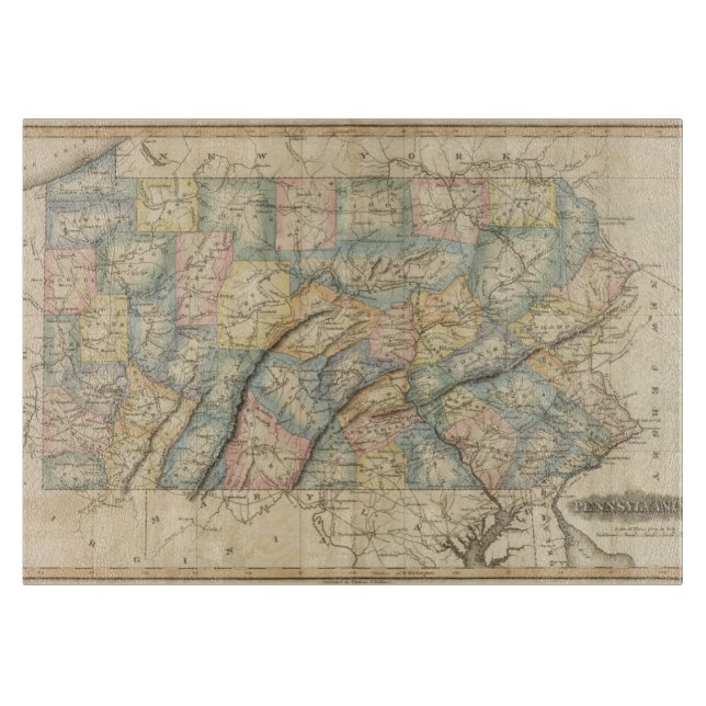 Tabla De Cortar Pennsylvania 8 (Anverso)