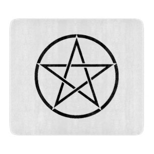 Tabla De Cortar Pentáculo de Wiccan (Pentagram)