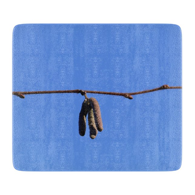 Tabla De Cortar Pequeña peluca en el cielo azul (Anverso)