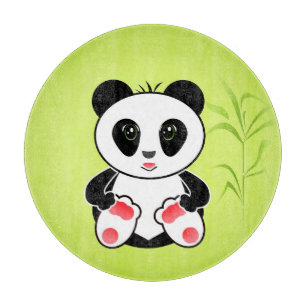 Tabla De Cortar Pequeño Panda