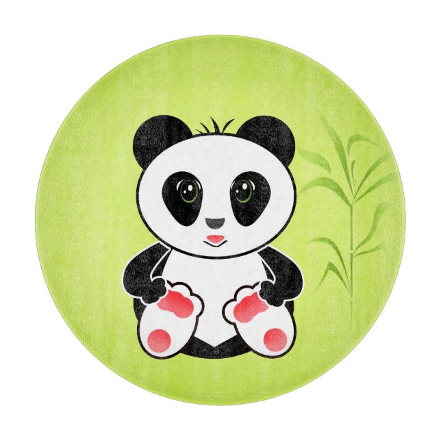 Tabla De Cortar Pequeño Panda (Anverso)