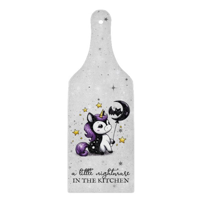 Tabla De Cortar Pequeño Unicornio (Anverso)