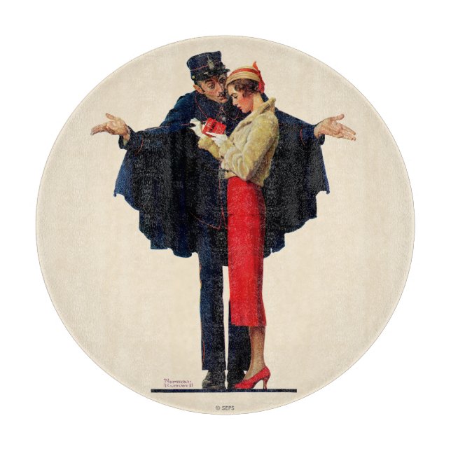 Tabla De Cortar Perdido en París (Anverso)