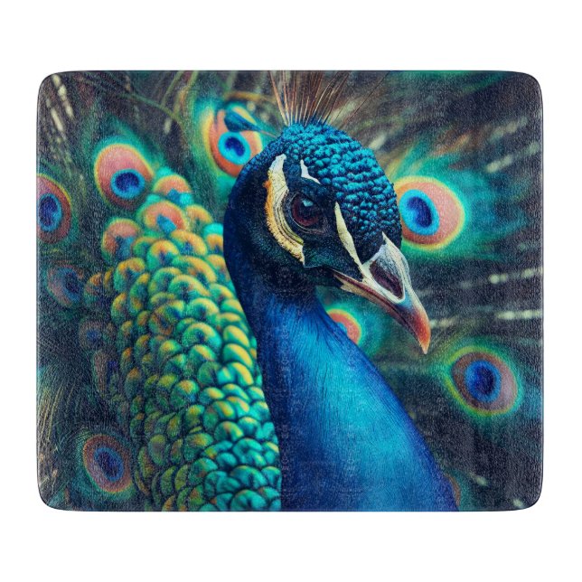 Tabla De Cortar Perfil de Peacock (Anverso)