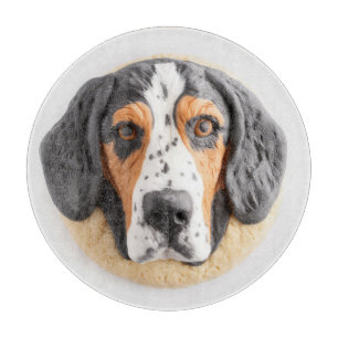 Tabla De Cortar Perro Bluetick Coonhound Inspirado en 3D