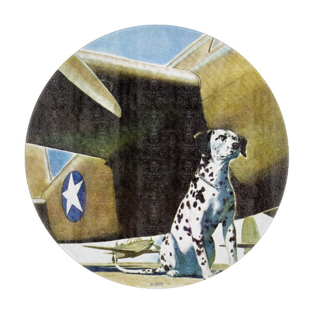 Tabla De Cortar Perro de ejército (Anverso)