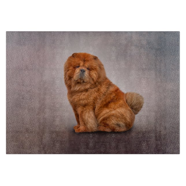 Tabla De Cortar Perro dibujante mascota (Anverso)