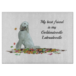 Tabla De Cortar Perro garabato en hojas de corte de cartón