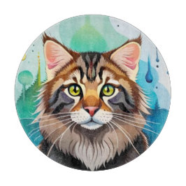 Tabla De Cortar Perro lindo cerrar el portapapeles pequeño