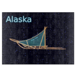 Tabla De Cortar Perro Sled - Alaska
