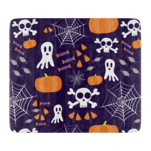 Tabla De Cortar Personajes Divertidos y Espeluznantes de Halloween