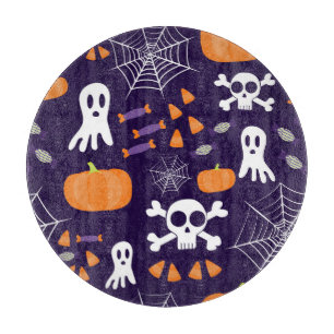 Tabla De Cortar Personajes Divertidos y Espeluznantes de Halloween
