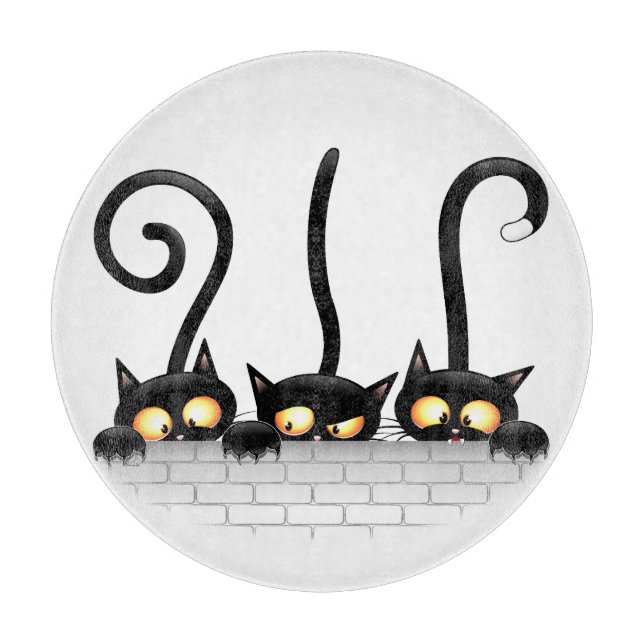 Tabla De Cortar Personajes traviesos, lúgubres y divertidos (Anverso)