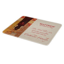 Tabla De Cortar Personalice, RCIA felicita, católica, roja