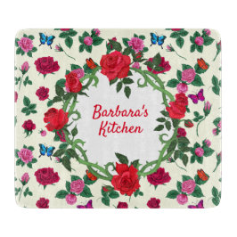 Tabla De Cortar Personaliza el jardín de rosas