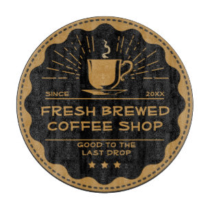 Tabla De Cortar Personaliza Taza de Sándwich de Cafetería Rústica