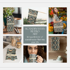 Tabla De Cortar Personalizable Art Deco escandinavo