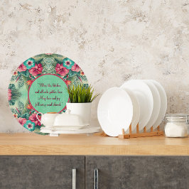 Tabla De Cortar Personalizable Brillante Tropical