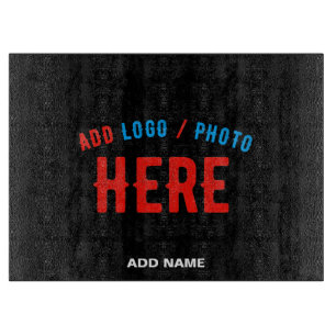TABLA DE CORTAR PERSONALIZABLE MODERNO ESTILO NEGRO VERIFICADO MAR