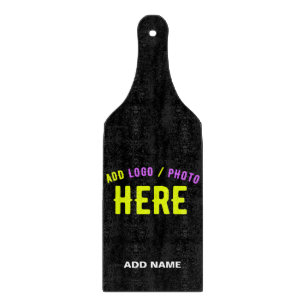 TABLA DE CORTAR PERSONALIZABLE MODERNO ESTILO NEGRO VERIFICADO MAR