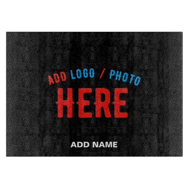 TABLA DE CORTAR PERSONALIZABLE MODERNO ESTILO NEGRO VERIFICADO MAR (Anverso)