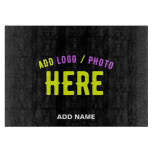 TABLA DE CORTAR PERSONALIZABLE MODERNO ESTILO NEGRO VERIFICADO MAR