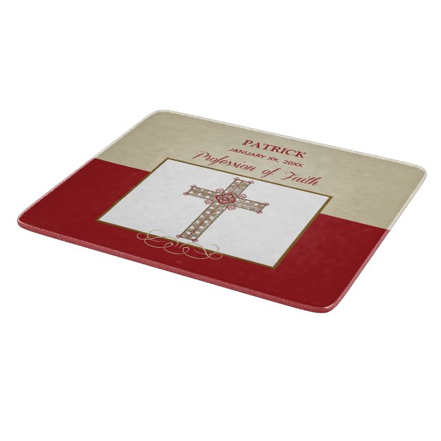 Tabla De Cortar Personalización, bendiciones de RCIA en profesión  (Borde)