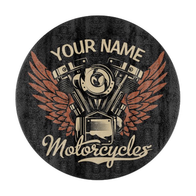 Tabla De Cortar Personalización de motocicletas motocicletas Autom (Anverso)