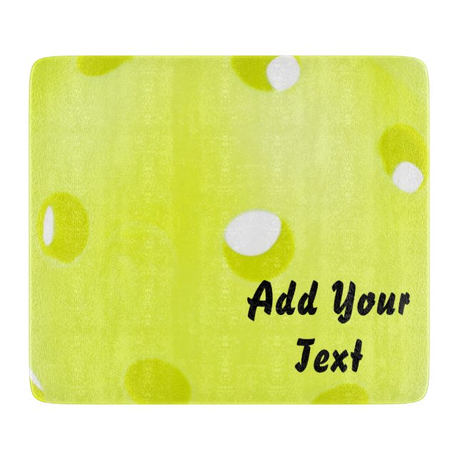 Tabla De Cortar Personalización del Personalizar Amarillo de la pe (Anverso)