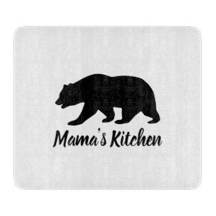 Tabla de cortar personalizada con diseño de oso ne