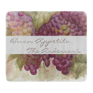 Tabla de cortar personalizada con tema de vino ins