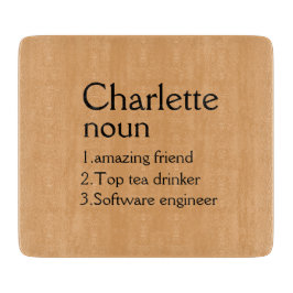 Tabla de cortar personalizada para bodas Charcuter